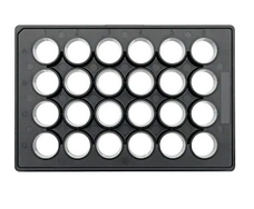 德國(guó)艾本德(Eppendorf)Cell Imaging Plates，帶板蓋，黑色底透，平底無菌、無熱原,無RNase和DNase,無人類和細(xì)菌DNA。無細(xì)胞毒素,24孔細(xì)胞成像培養(yǎng)板,25μm薄膜